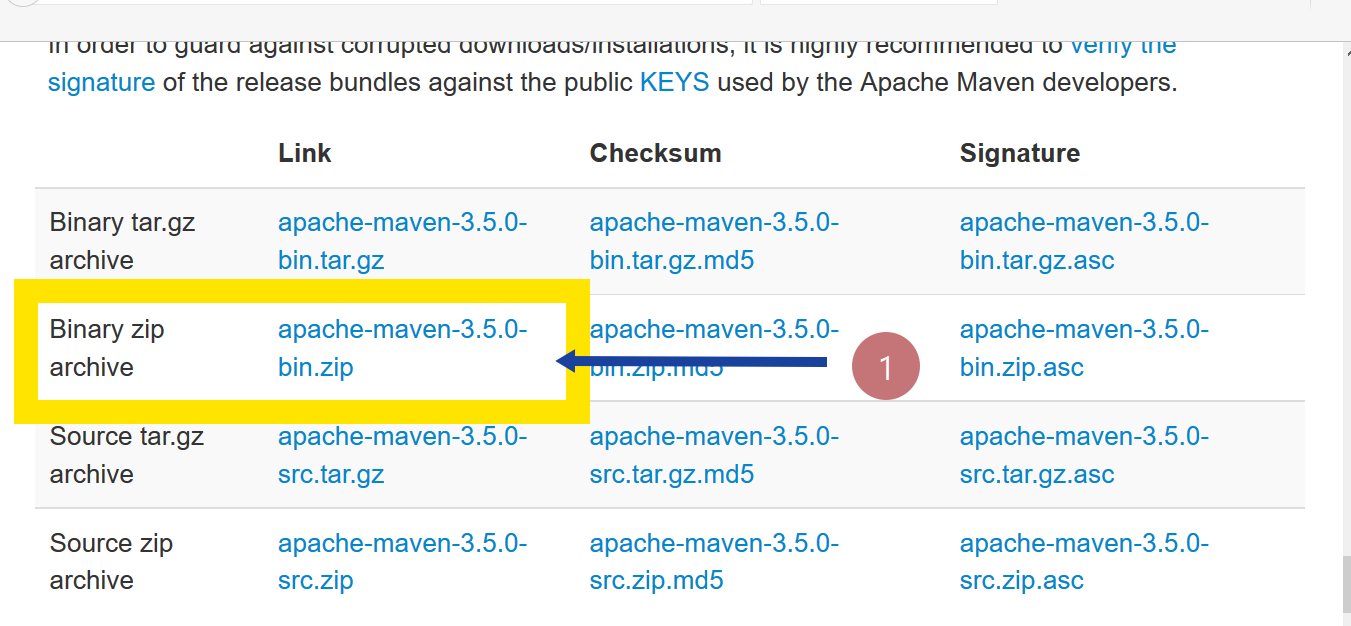 Apache Maven Download