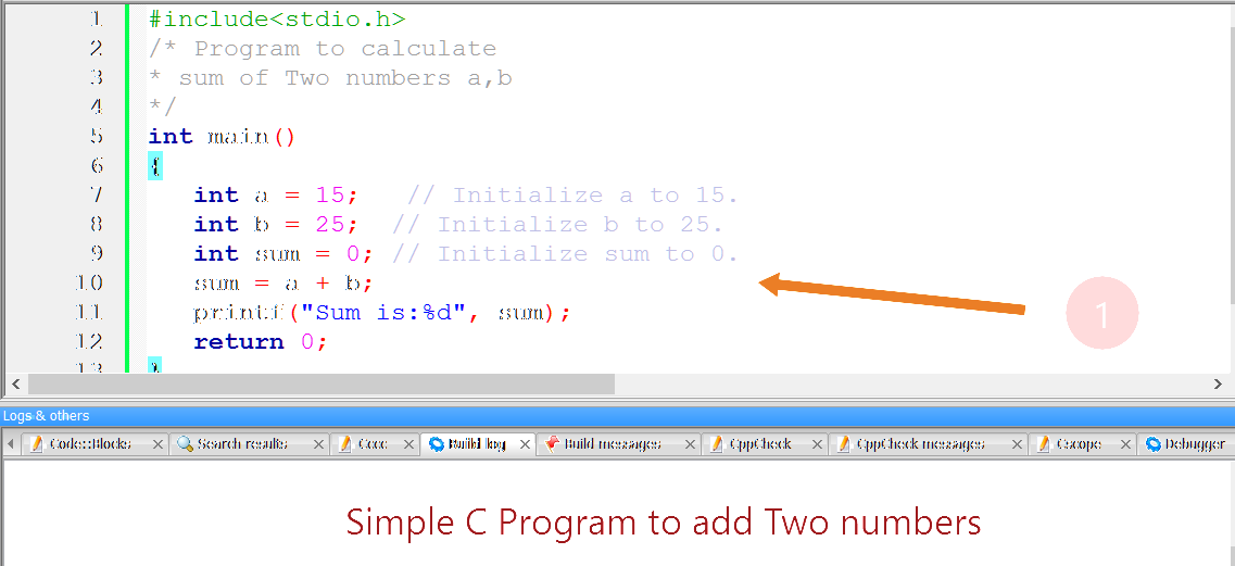 Understanding a Simple C Program