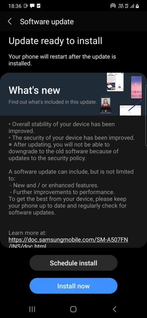 Android Update Install