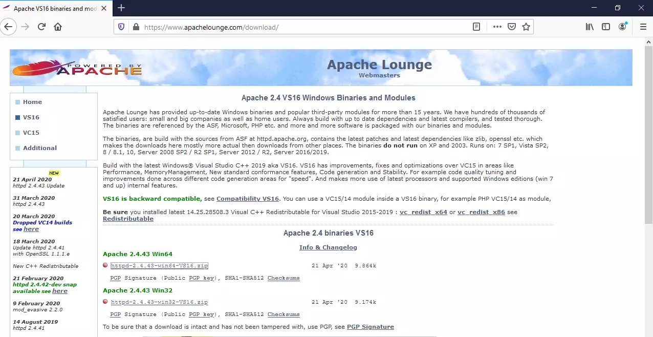 Apache Lounge
