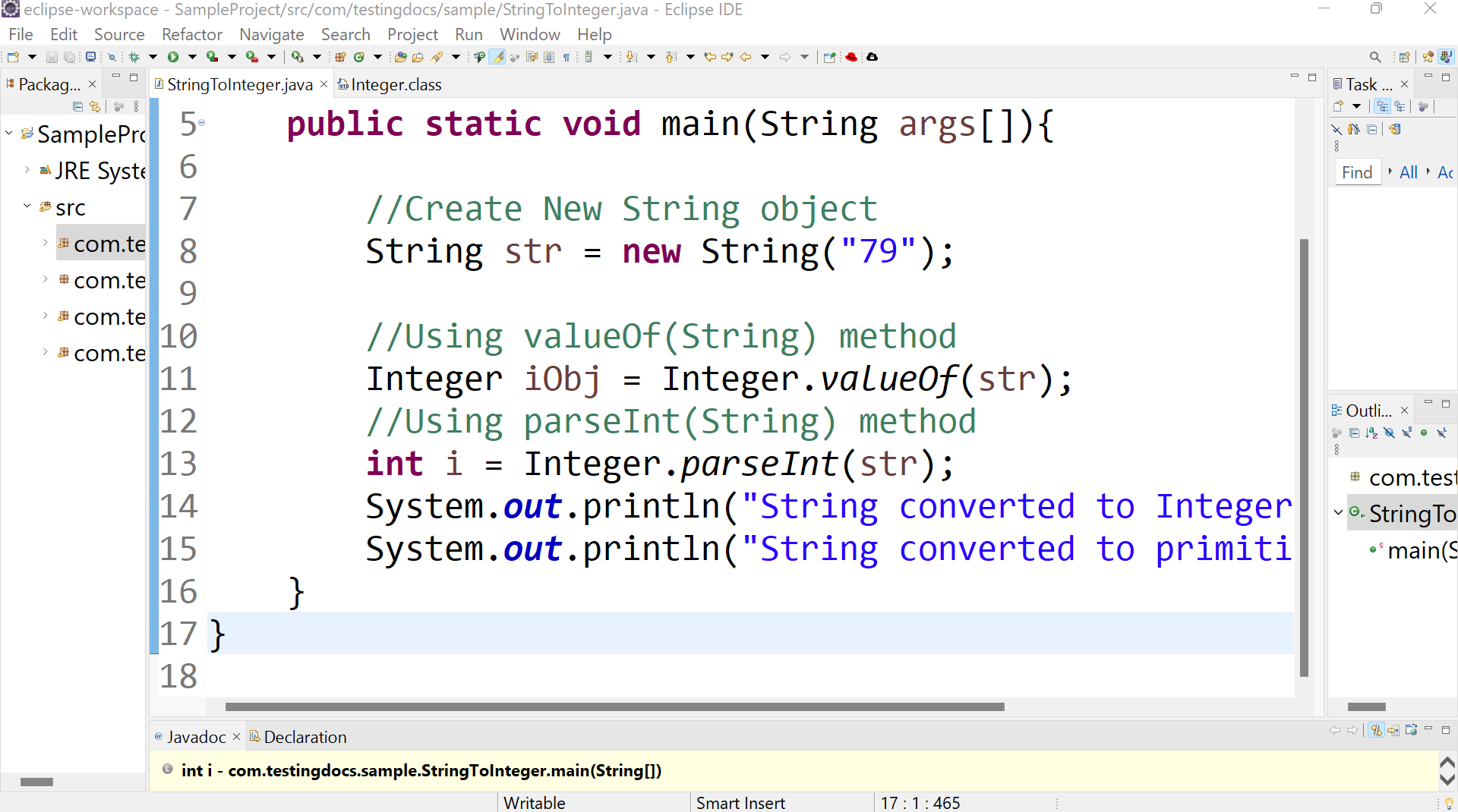 How to convert String to Integer in Java?