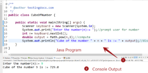 Cube of a Number Java Program - TestingDocs.com