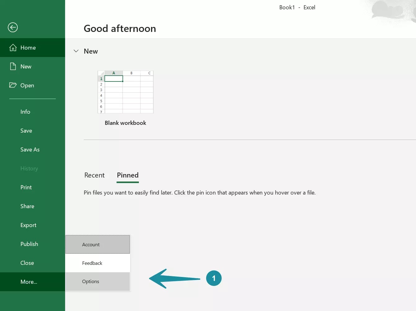 Excel Options