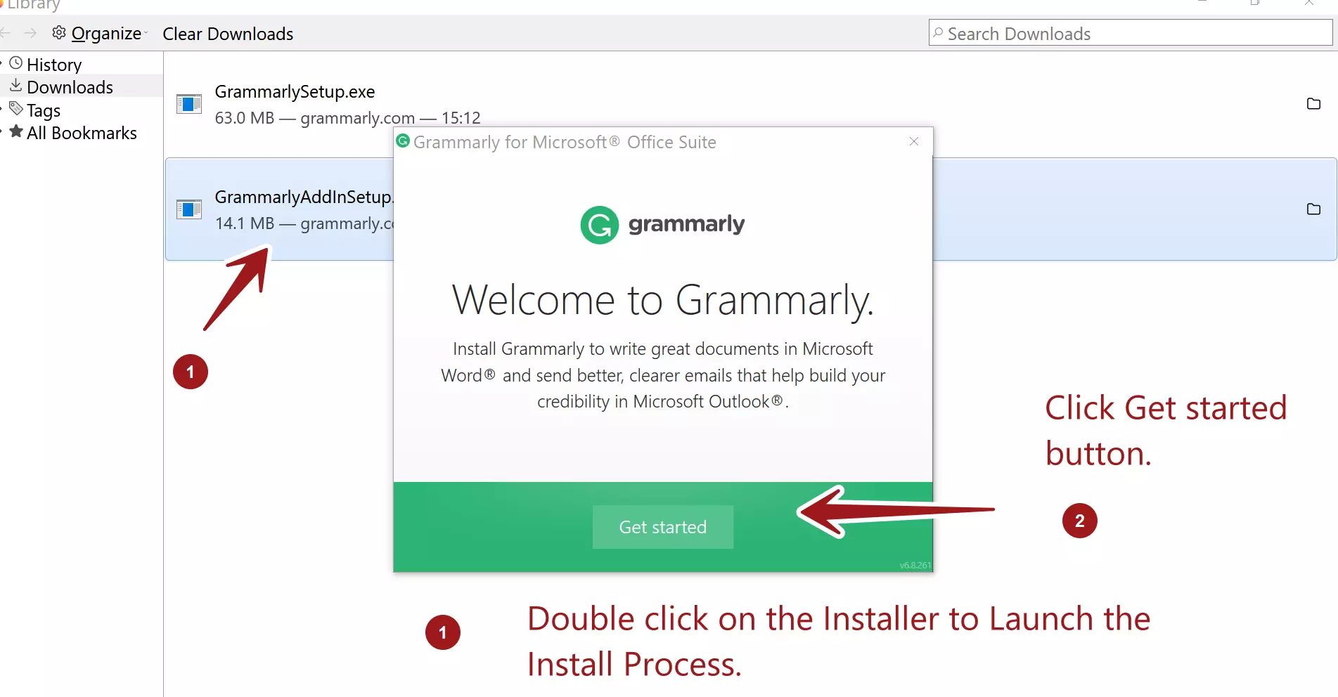 how to add grammarly to word office
