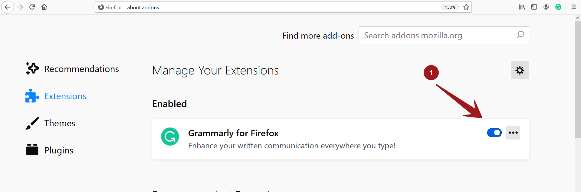 Grammarly for Firefox
