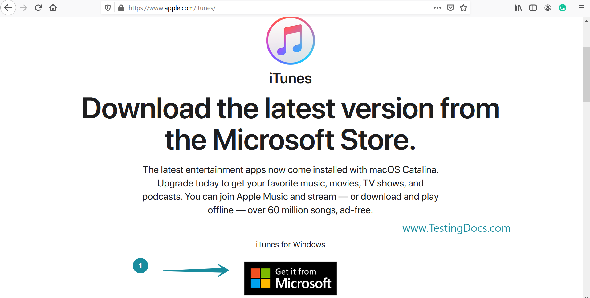 Microsoft Store iTunes