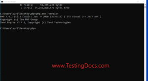 How to install PHP on Windows 10 - TestingDocs