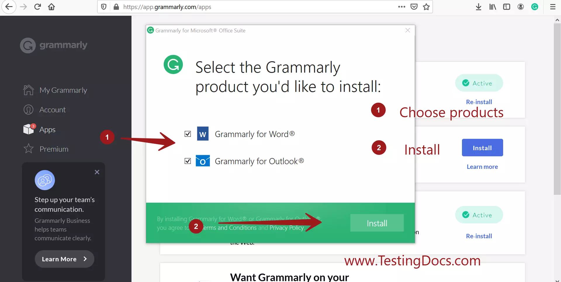 Grammarly for Microsoft Office