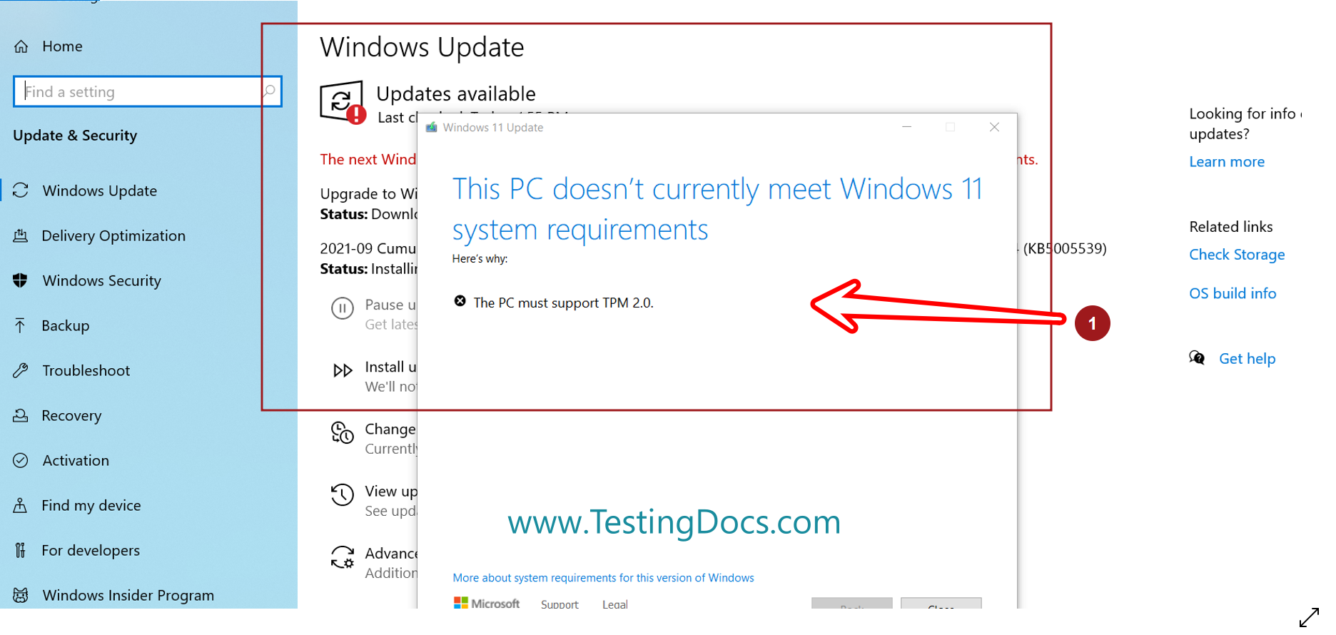 Windows 11 TPM Requirement