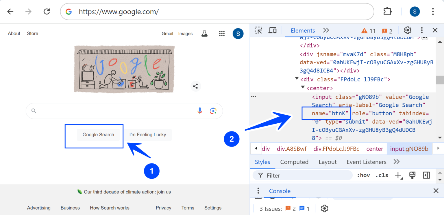 Inspecting Web Elements - TestingDocs.com