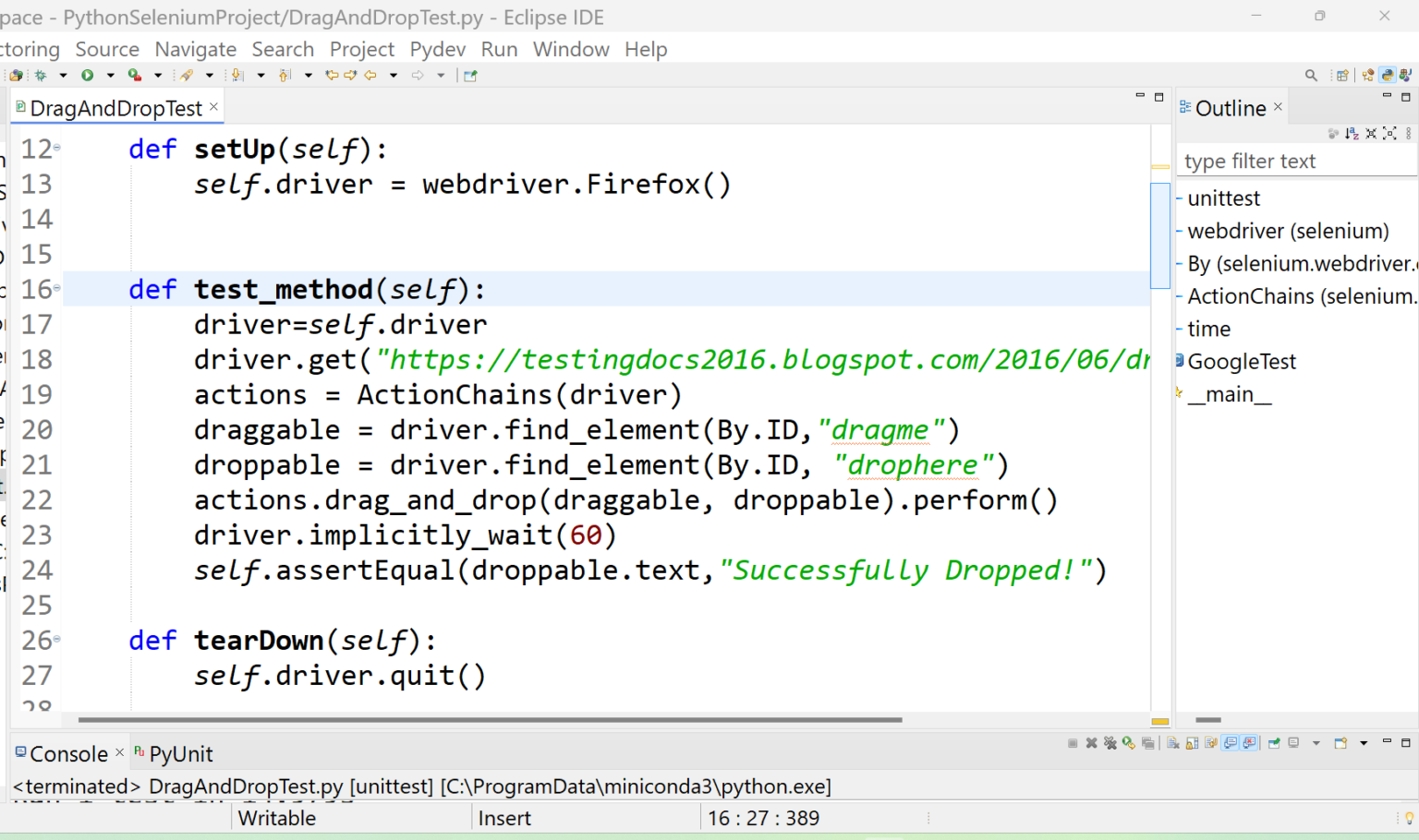 pause() actionchains command using selenium python... Selenium Action class - TestingDocs.com