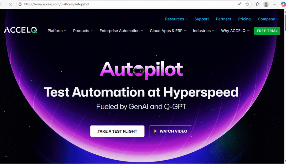 ACCELQ - Codeless Test Automation Platform