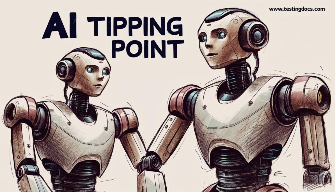 AI Tipping Point with two robots
