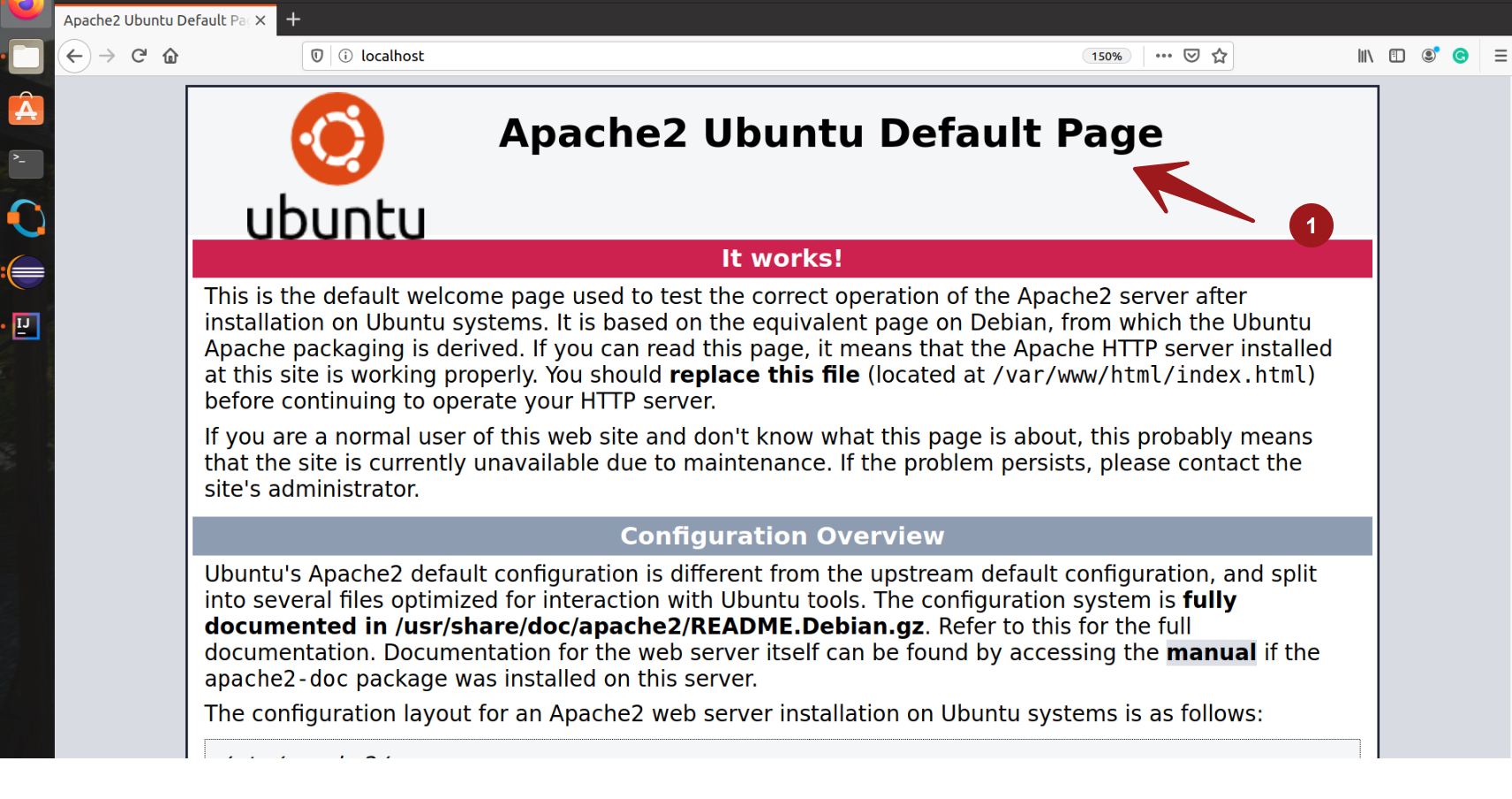 Apache Default Page