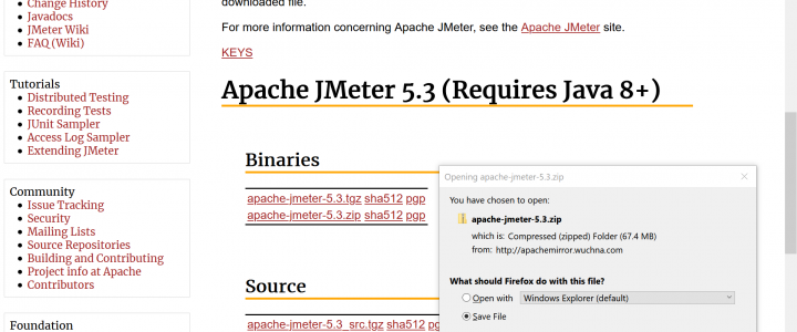 Apache JMeter Download