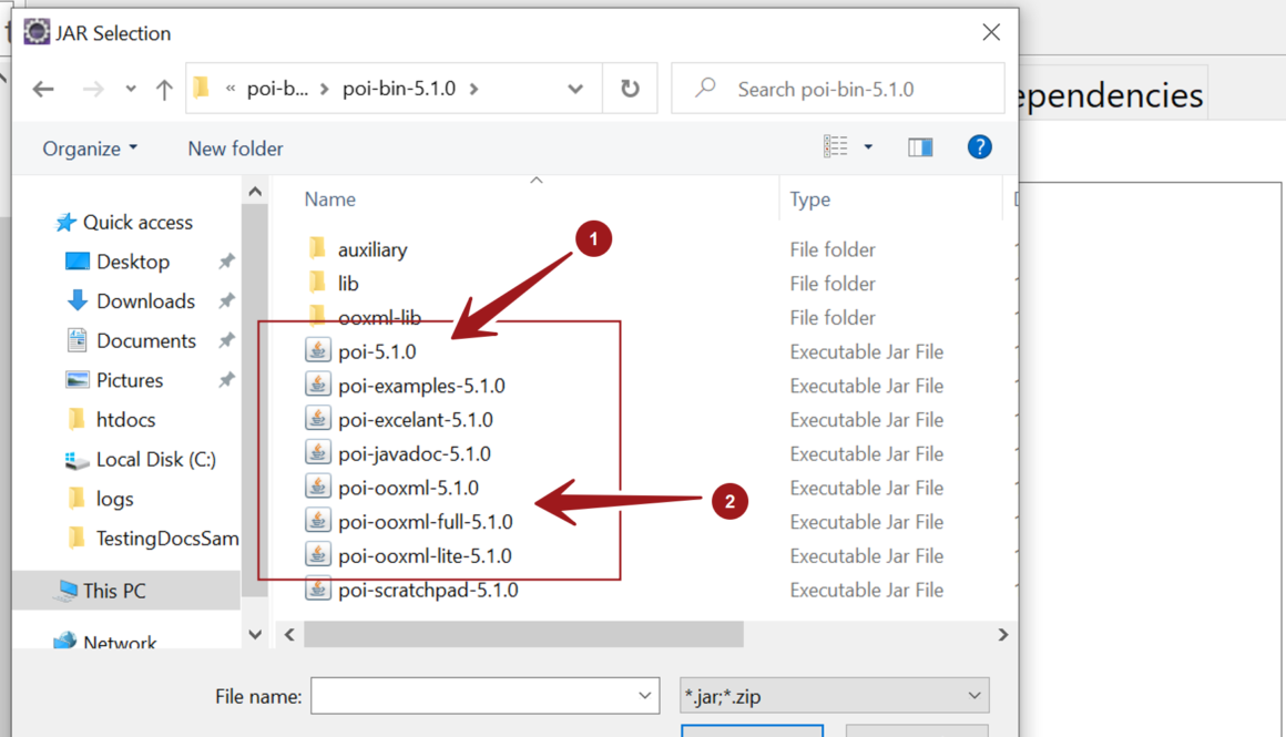 Apache POI Components