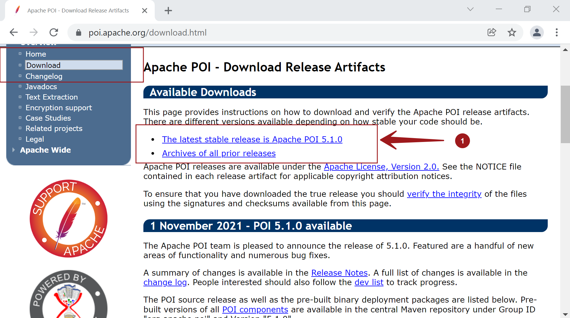 Apache POI Download