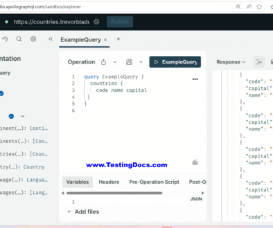 Apollo GraphQL Sandbox Explorer