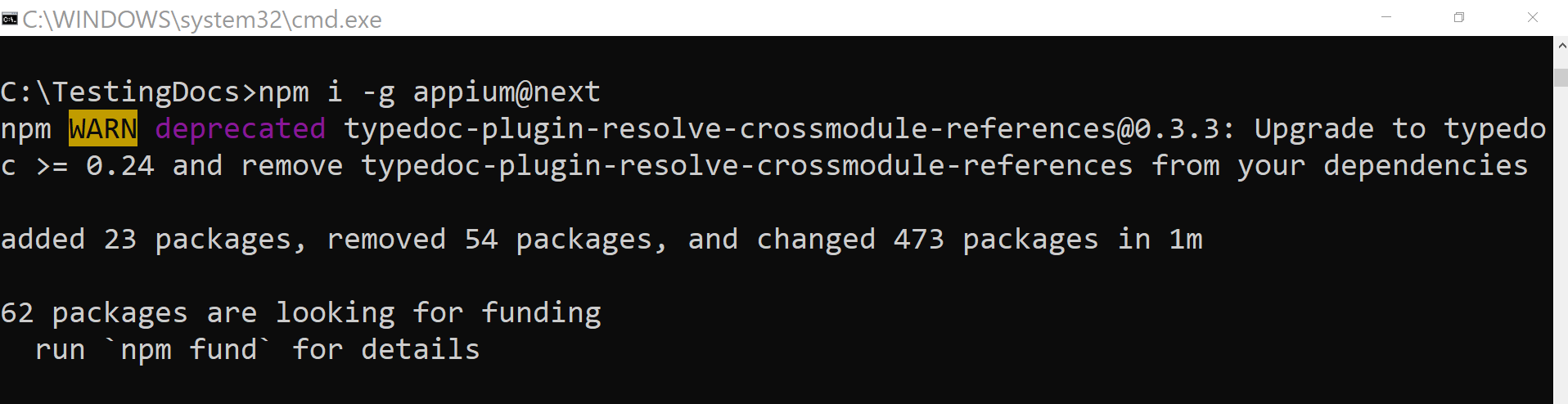 Appium 2.0 Installation