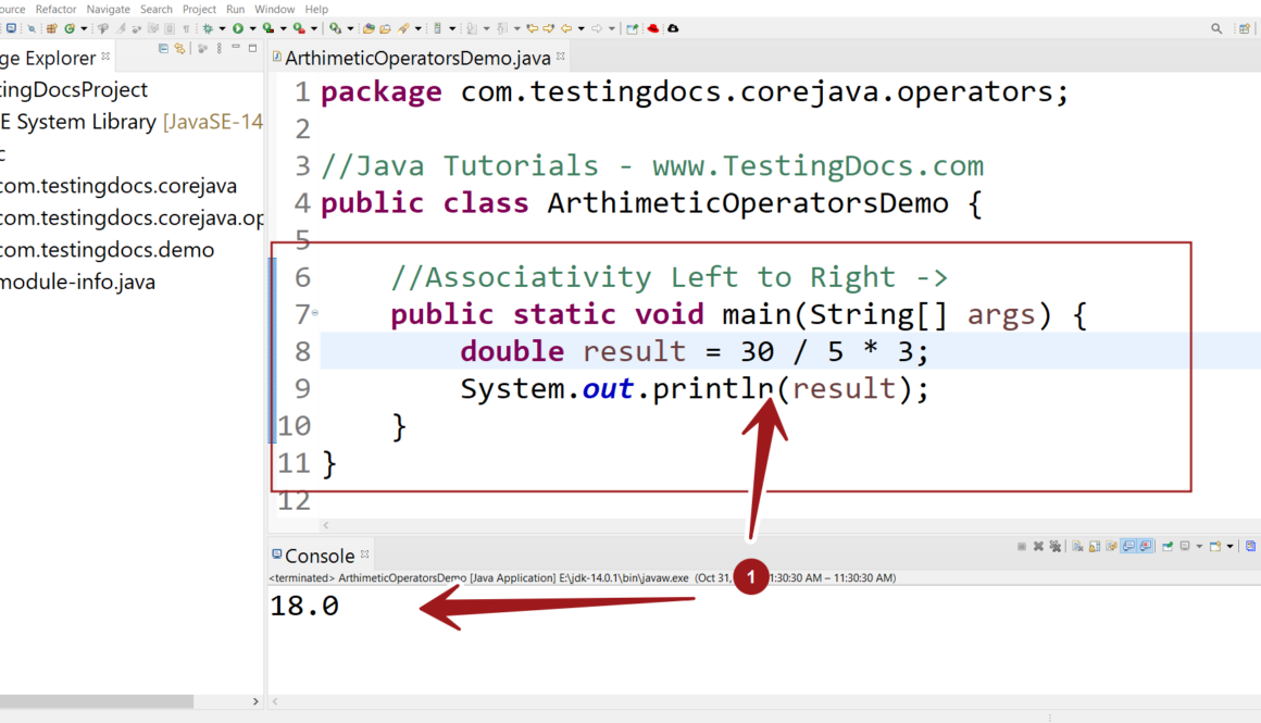 Associativity in Java Operators