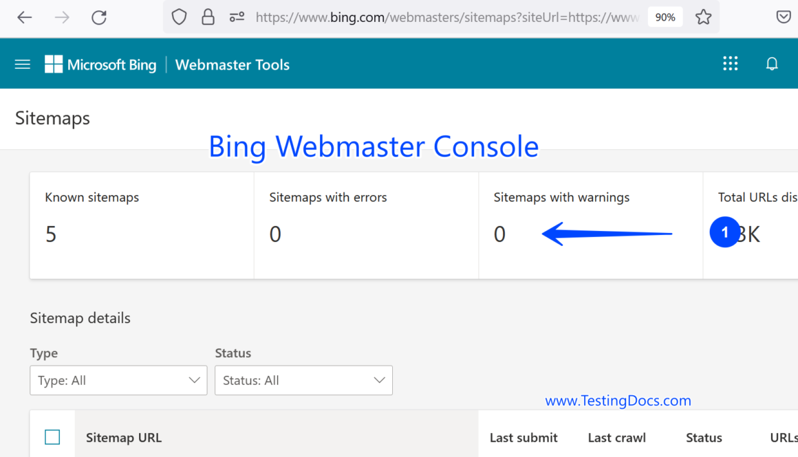 Bing Webmaster Tools