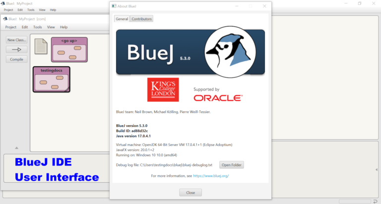 BlueJ IDE Guide for Students – TestingDocs