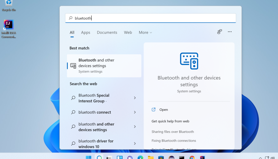 Bluetooth Settings Windows 11