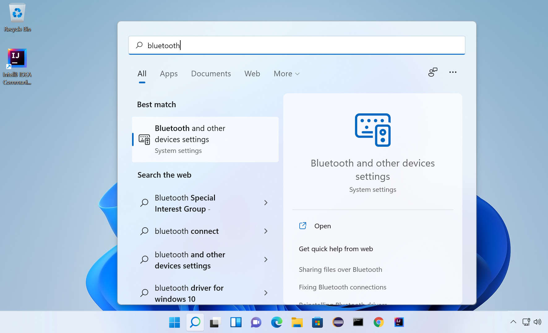 Bluetooth Settings Windows 11