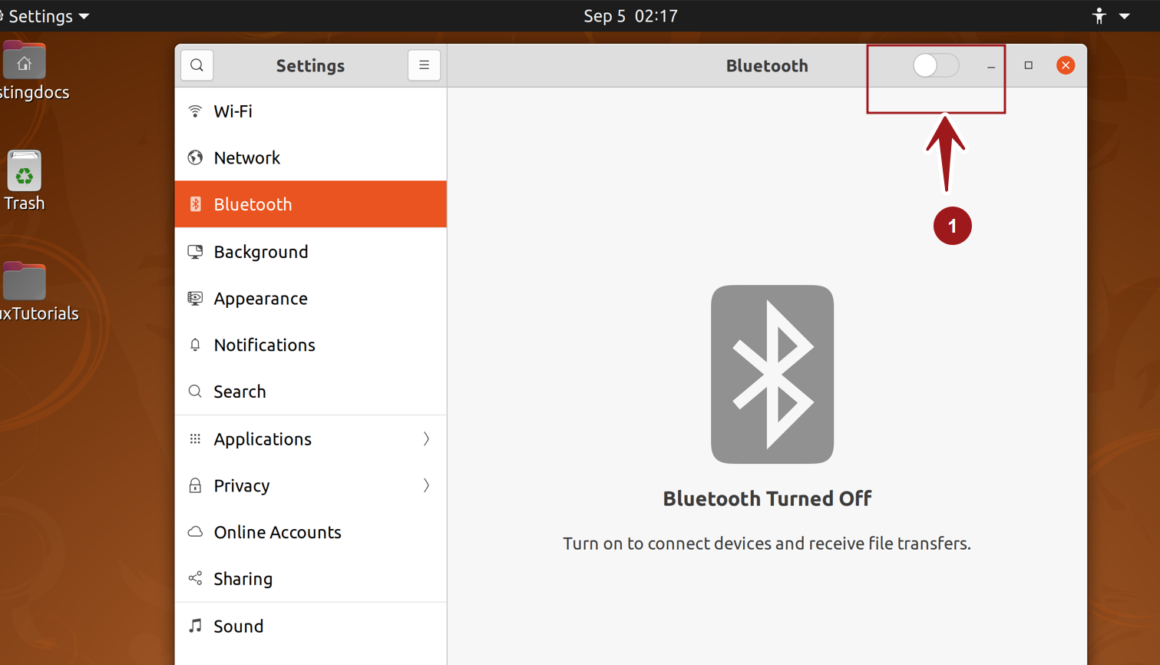 Bluetooth Trun On