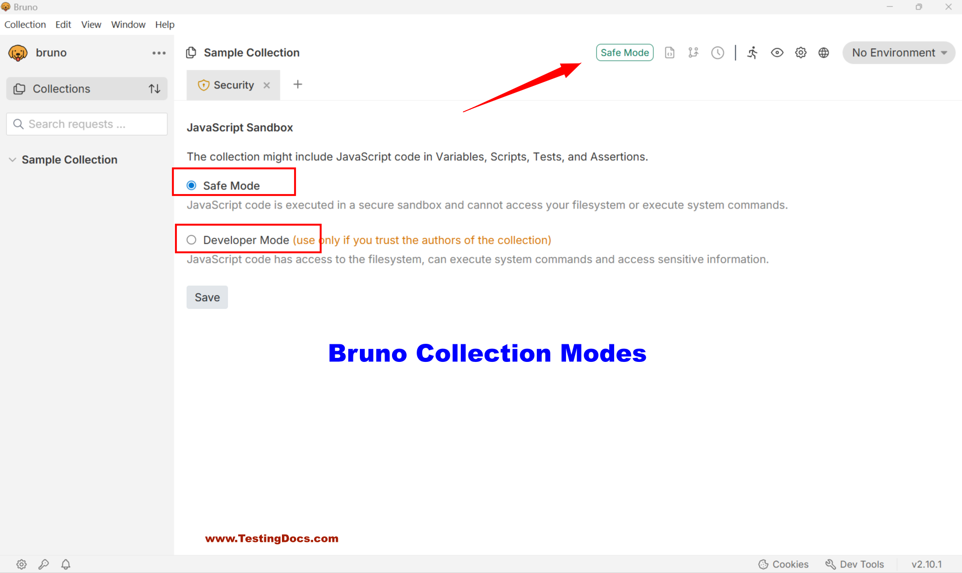 Bruno Collection Modes