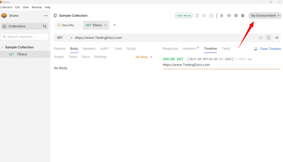 Bruno Configure Environments