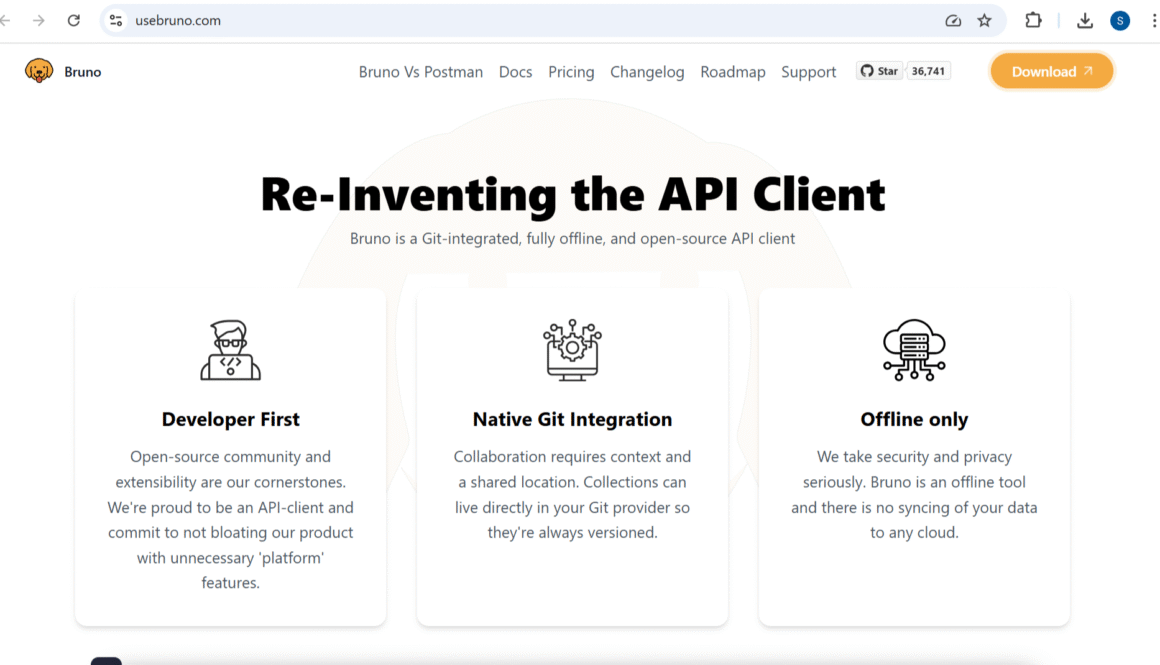 Bruno Open-source API Client