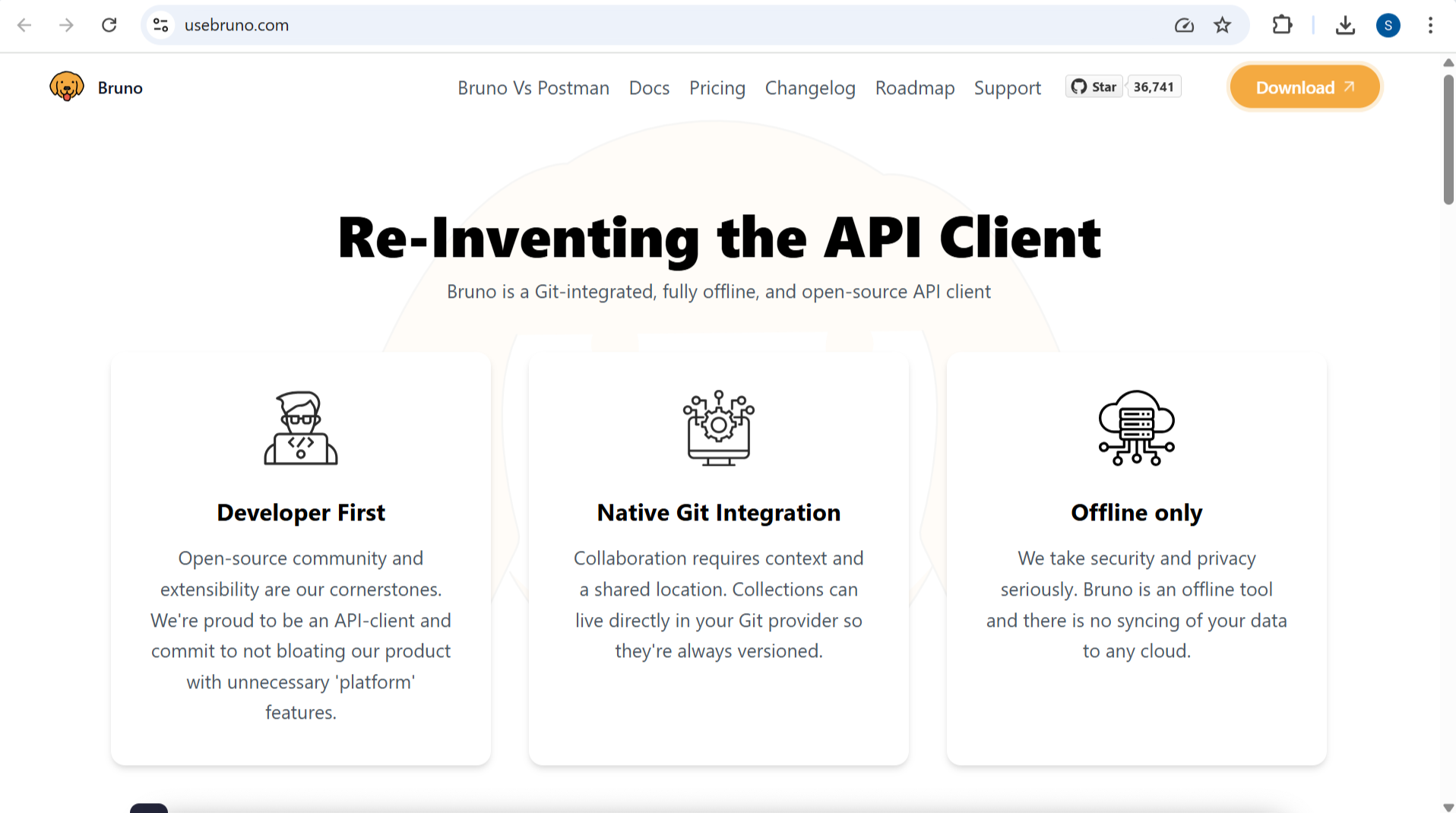 Bruno Open-source API Client