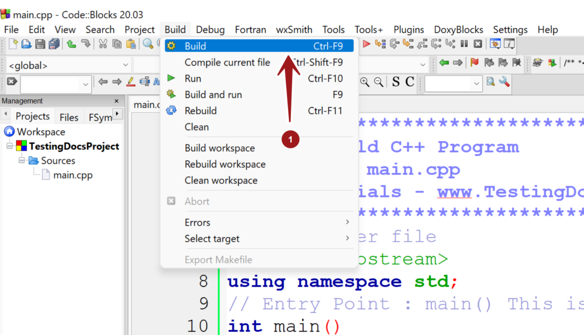 Build C++ Project
