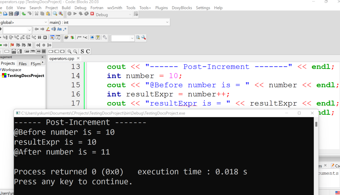 C++ Increment Operator