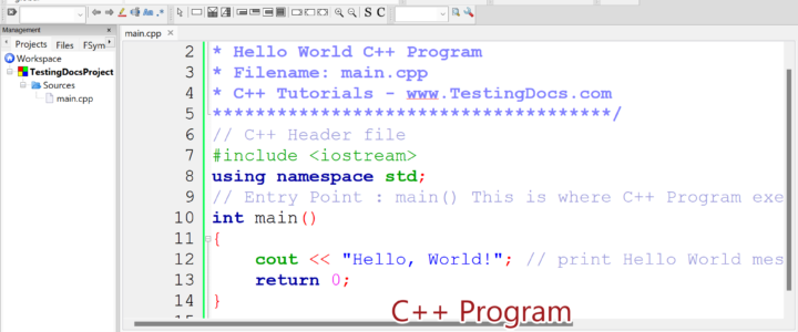 C Program Structure