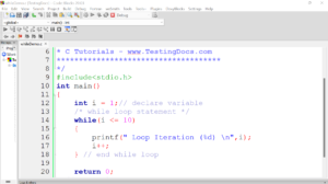 C while Loop - TestingDocs.com