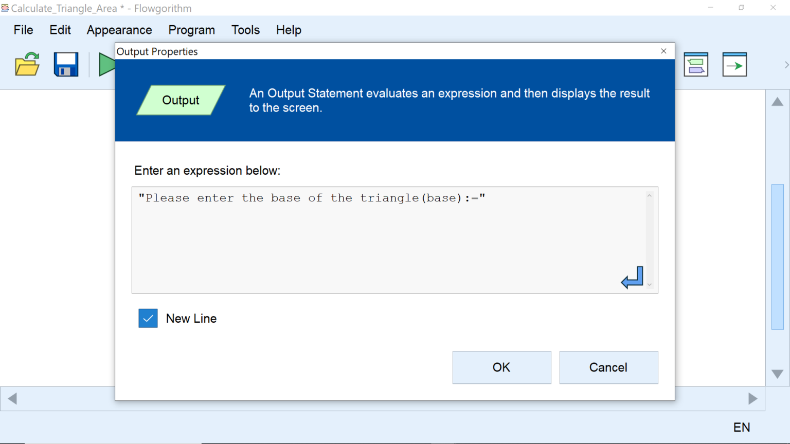 Calculate Triangle Area Flowchart - TestingDocs