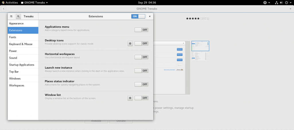 Install GNOME Tweaks Tool On CentOS TestingDocs