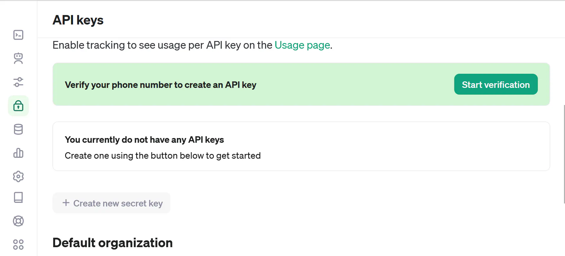 ChatGPT API Keys