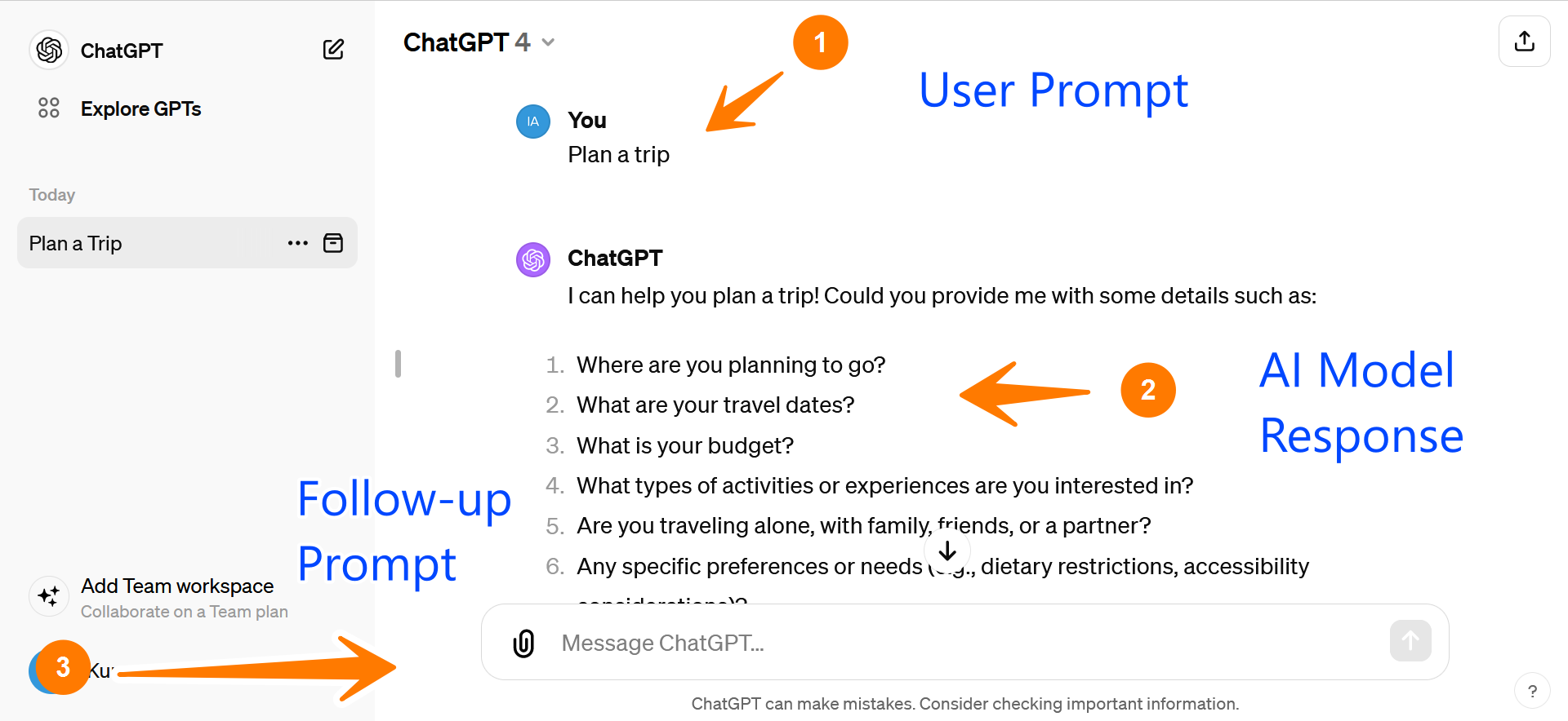 ChatGPT Interface Browser