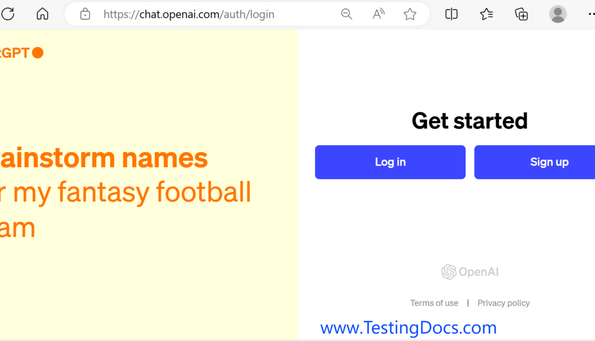 ChatGPT Login Interface