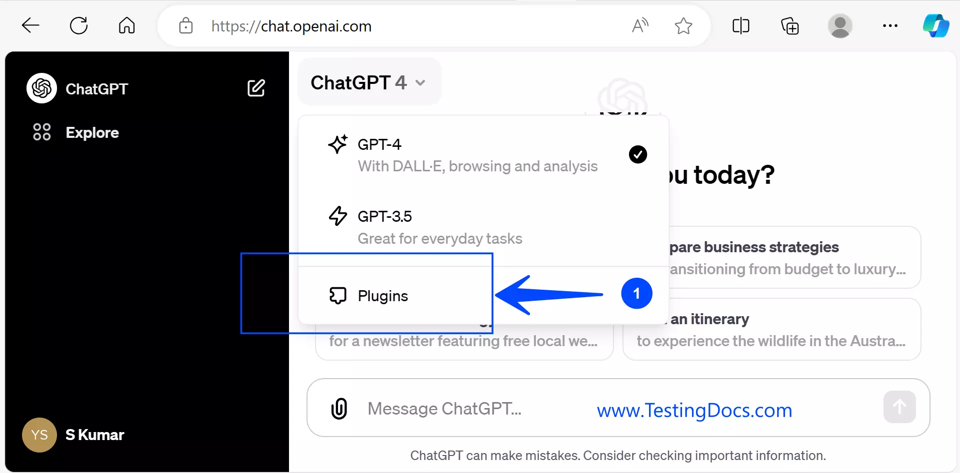 ChatGPT Plugin Install