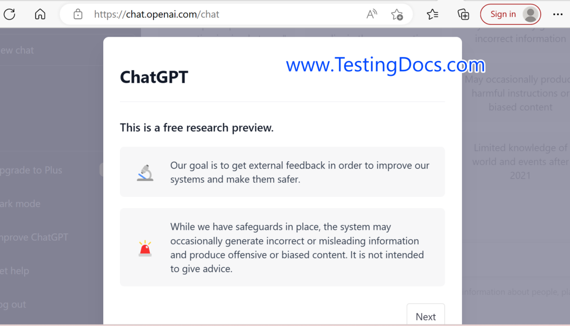 ChatGPT Preview