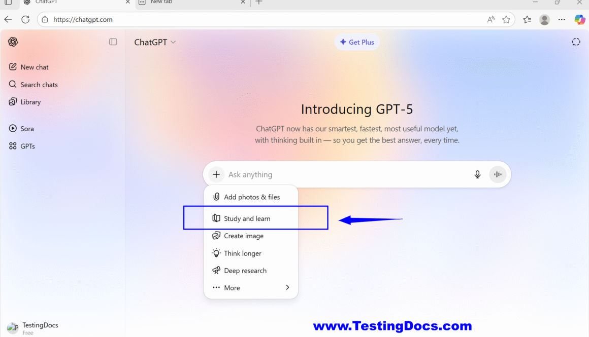 ChatGPT Study Mode