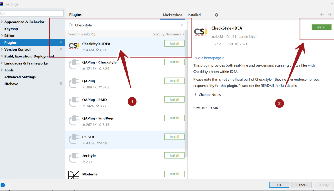 CheckStyle IDEA Plugin