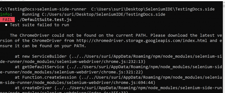 ChromeDriver Not Found on PATH