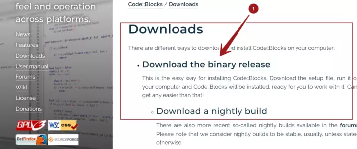 Download Code::Blocks