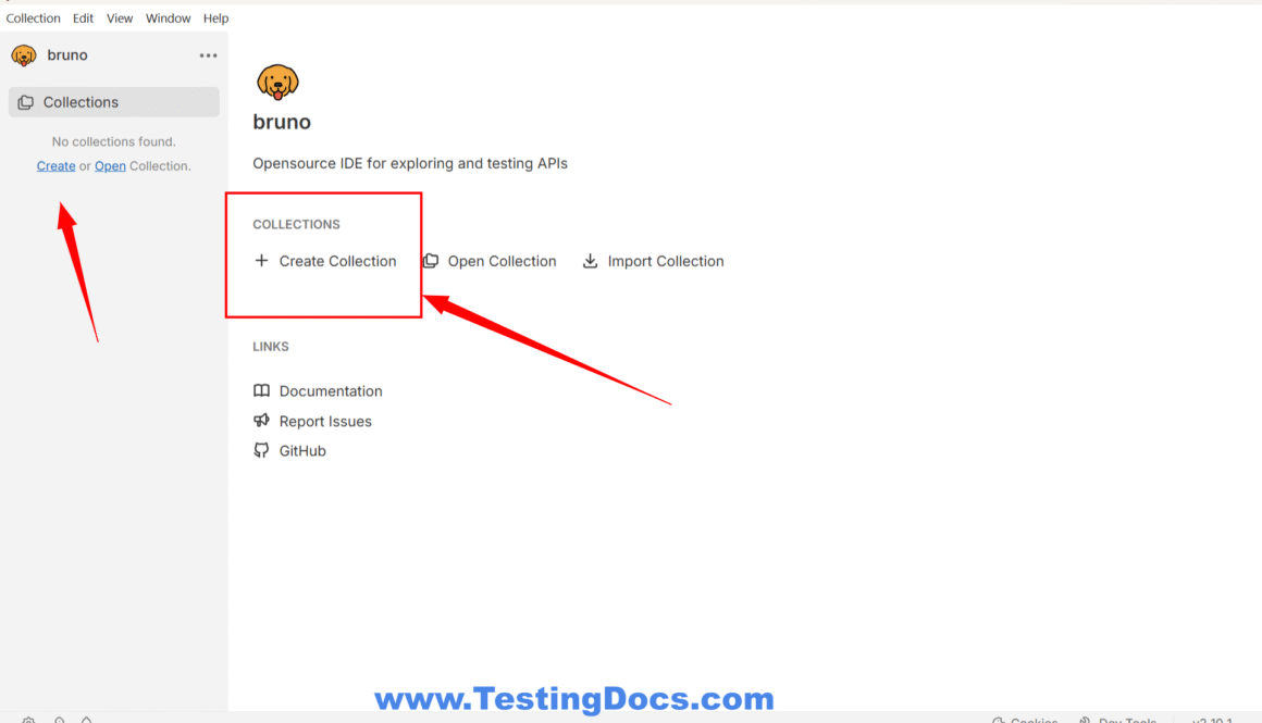 Create Bruno API Collection