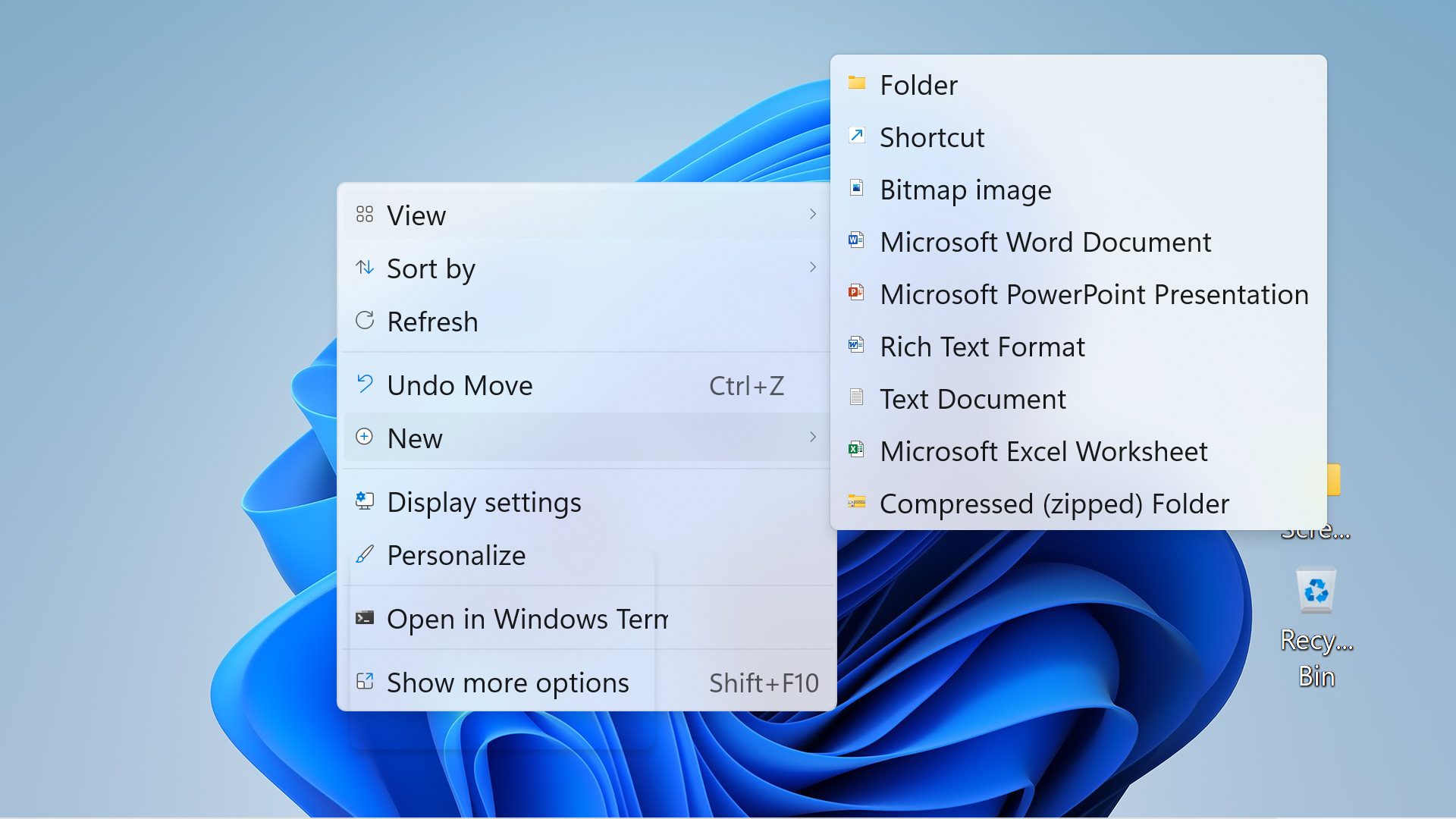 Create New Folder Windows 11